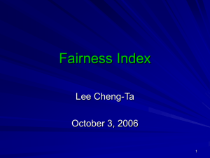 Fairness Index