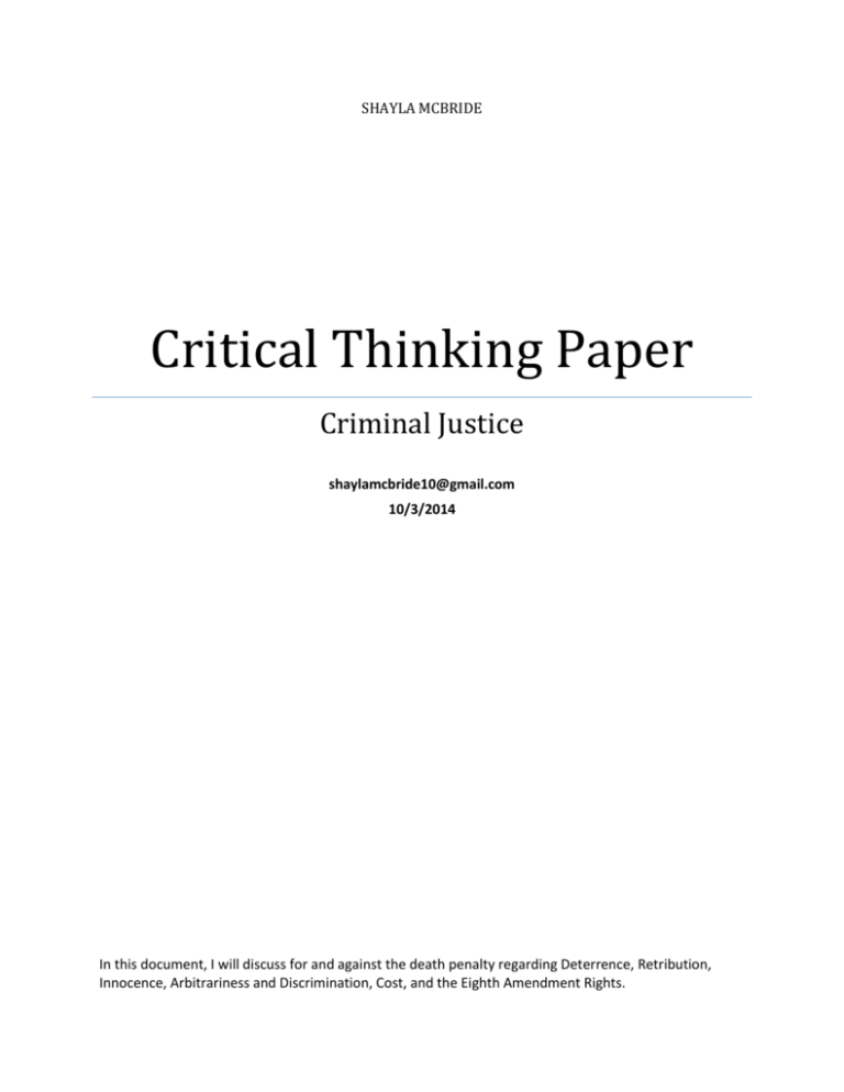 critical-thinking-paper