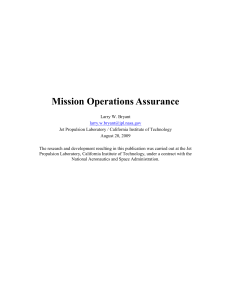 Mission Operations Assurance