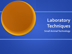 Laboratory Techniques