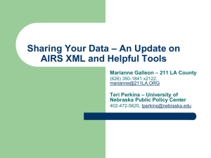 Sharing Your Data - University of Nebraska Public Policy Center