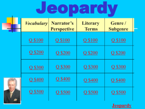 Jeopardy - Moore Public Schools