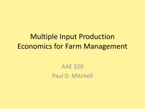 PowerPoint - Agricultural & Applied Economics