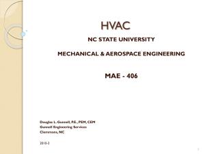 HVAC Presentations - Department of Mechanical and Aerospace
