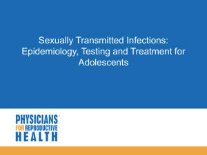 Epidemiology, Testing, and Treatment for Adolescents