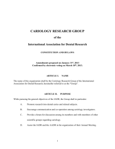 - Cariology Research Group