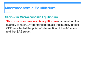 Macroeconomic Equilibrium