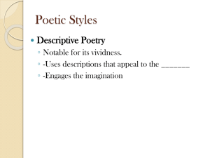 Types of Poetry - Ms. Lichtman's Poetry & Music Unit