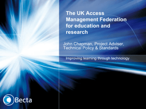 The UK Access Management Federation for