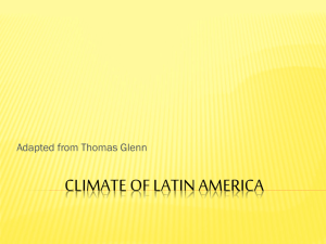 climate of latin america