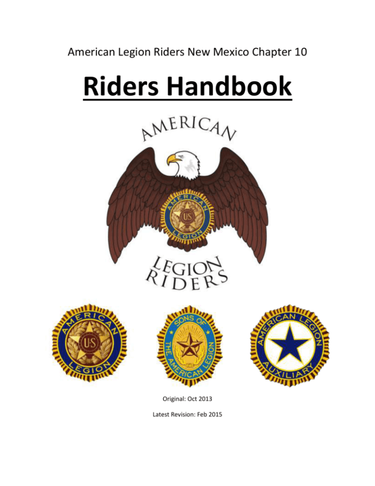 Riders Handbook - ALR Chapter 10