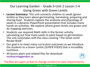 Lesson Summary - Our Learning Garden