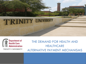 Demand for Health and Healthcare