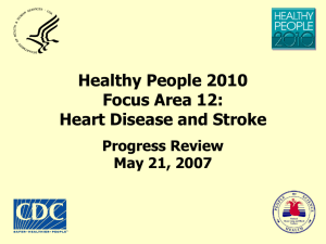 Heart Disease and Stroke Progress Review