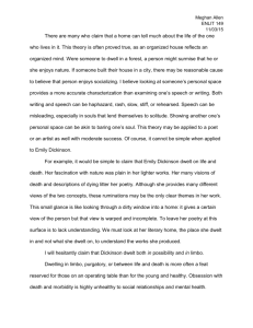 Take Home Essay 3 - Saint Mary's Commons