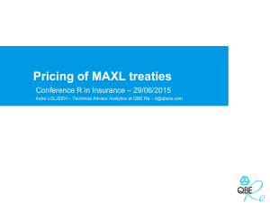 Pricing of MAXL treaties