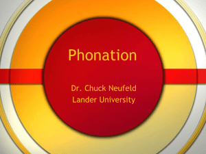 Phonation Theories