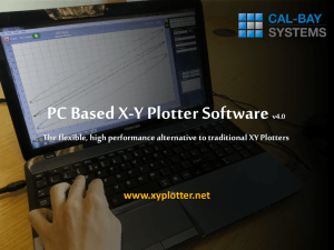 PC Based XY Plotter Software v3.0 - XY Plotter software solutions