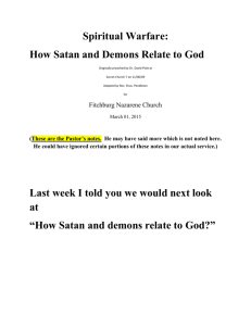 How Satan and Demons Relate to God