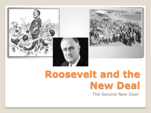 Roosevelt and the New Deal