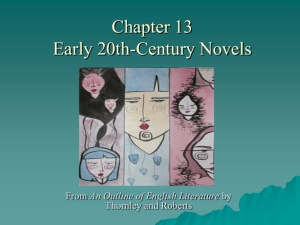 Chapter 13 20th-Century Novels and Other Prose