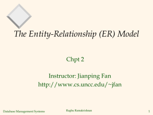 The Entity-Relationship - Department of Computer Science | UNC