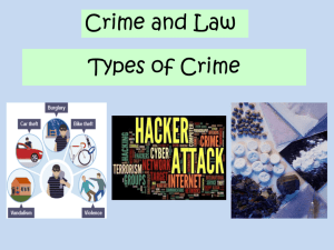 3 Types and causes of Crime