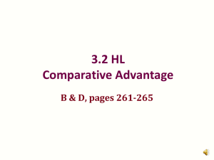 3 1 A2 HL Comparative Advantage N