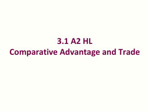 comparative advantage