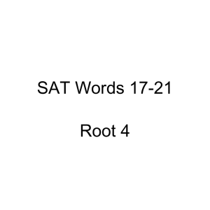 SAT Words 6-11