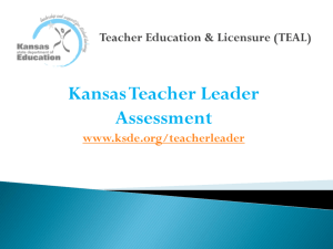 Kansas Teacher Leader Standards