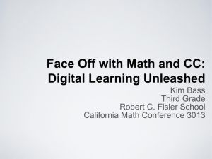 Face Off with Math and CC: Digital Learning Unleashed