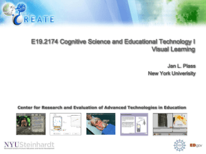 Visual Learning - New York University