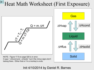 Heat Math Worksheet First Exposure DRB