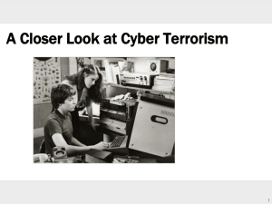 Cyber Terrorism Lesson