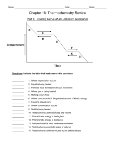 Chapter 16: Thermochemistry Review