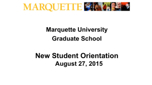 speaker slides - Marquette University