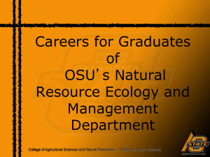 Careers In Natural Resources - Natural Resource Ecology and