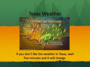 Texas Weather / Office Open XML presentation