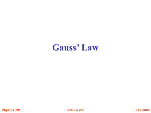 Gauss' Law