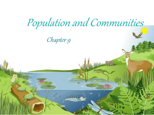 Population and Communities