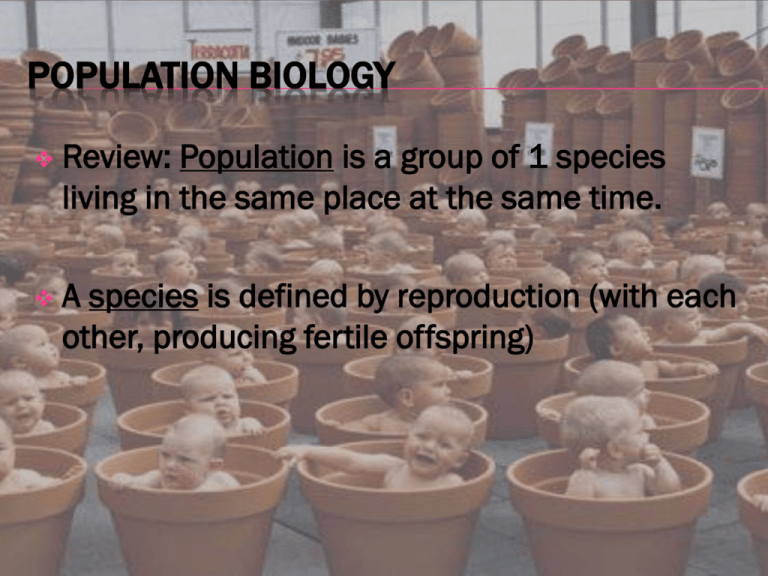 Population Biology