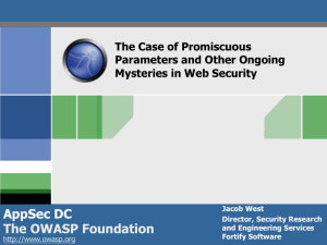 OWASP Plan