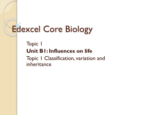 Edexcel Core Biology
