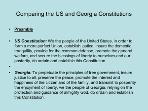 Comparing the Constitution