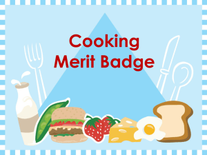 The Cooking Merit Badge