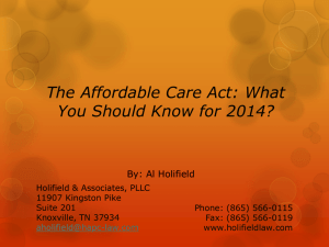 all full time employees - Holifield Janich & Associates, PLLC