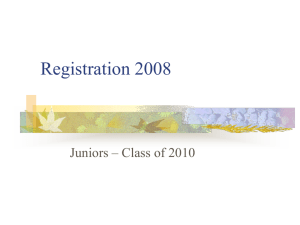 Registration 2008 - Mitchell School District
