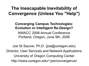 The Inescapable Inevitability of Convergence (Unless You "Help")