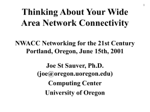 Thinking About Your Wide Area Network Connectivity